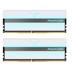 Memoria Ram Teamgroup T-force Xtreem Ddr4 32gb(2x16)/3200 (Tf13d432g3200hc16cdc01) White Edition, Led-argb - Imagen 1