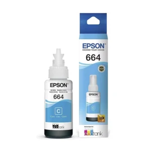 Tinta Epson 664 T664220 Cian (C13t66422a) L210/l355/l555 +, 70ml - Imagen 1