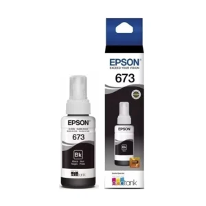 Tinta Epson 673 T673120 Negro (C13t67312a) L800/l805/l850/l1800 +, 70ml - Imagen 1