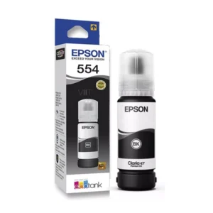 Tinta Epson 554 T554120 Negro (C13t06x12a) L8160/l8180, 70ml - Imagen 1