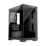 Case 1stplayer (Mi2 Miku Negro) Sin Fuente, Negro, Micro-atx, 2 Panel Vidrio, X3 Fan, Led-rgb