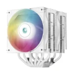 Disipador De Procesador Deep Cool Ag620 Digital Wh Argb (R-ag620-whadmn-g-2) 1200/1700-am4/am5+, Blanco, Led-argb