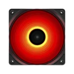 Cooler Para Case Deep Cool Rf120r (Dp-fled-rf120-rd) 120mm, Conector 3 Pines/+ Lp4, Led-rojo