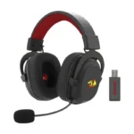 Auricular Inalambrico Redragon Zeus X (H510-wl) Gaming, Negro, 7.1, Usb Wireless + Jack X1 + Cable Usb, Led-rgb