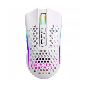 Mouse Inalambrico Redragon Storm Pro (M808w-ks) Gaming, Blanco, 16000 Dpi, 100g, Led-rgb - Imagen 1