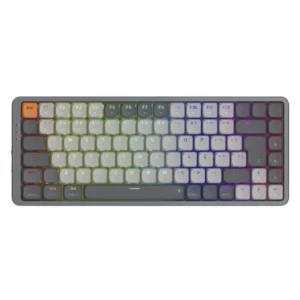 Teclado Inalambrico Redragon Azure 80% (K652gg-rgb-pro) Gaming, Gris, Mecanico, Switch Rojo, Bluetooth, Led-rgb - Imagen 1