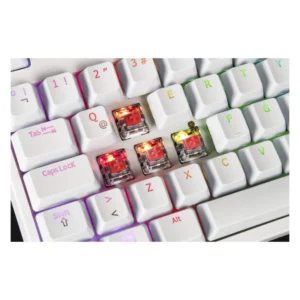 Teclado Vsg Alnitak Blanco 80% (Vg-km982-wht-red) Gaming, Blanco, Mecanico, Switch Red, Led-rgb - Imagen 4