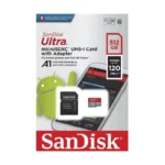 Memoria Micro Sdxc Sandisk Ultra 512gb (Sdsqua4-512g-gn6ma) Uhs-i, Con Card Adaptador