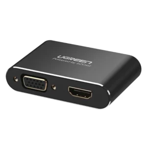 Adaptador Usb A 3 En 1 Ugreen (6957303839636) X1 Hdmi, X1 Vga - Imagen 1