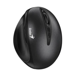 Mouse Inalambrico Genius Vertical Ergo 8300s (31030037400) Negro, Ergonomico, 1600 Dpi, 7 Botones - Imagen 1