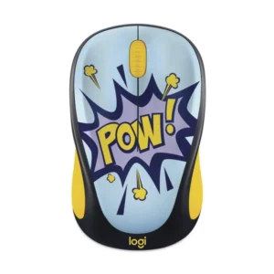 Mouse Inalambrico Logitech M317c Pow (910-006122) Negro Con Amarillo, 1000 Dpi - Imagen 1