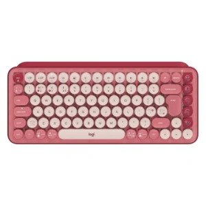 Teclado Inalambrico Logitech Pop Keys 75% (920-010715) Mecanico, Bluetooth, Gx Brown Tactile, Coral Con Rosado - Imagen 1