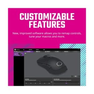 Mouse Inalambrico Cooler Master Mm311 Matte Black (Mm-311-kkow1) Gaming, Negro, 10000 Dpi - Imagen 10