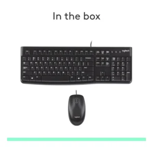 Combo Logitech Mk120 (920-004428) Teclado+mouse - Imagen 10