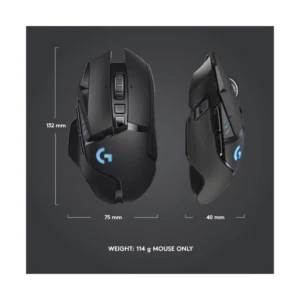 Mouse Inalambrico Logitech G502 Lightspeed (910-005565) Gaming, Negro, 25600 Dpi, 114g, Led-rgb - Imagen 10