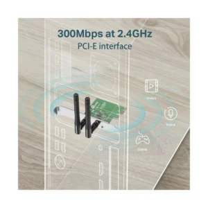 Tarjeta Pci Inalambrico Tp-link ( Tl-wn881nd ) 2.4ghz/300mbps | Antena X2 - Imagen 2