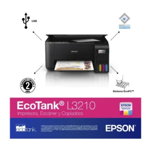 Impresora Multifuncional Epson (L3210) Con Tanque, Imprime, Escanea, Fotocopia - Imagen 2