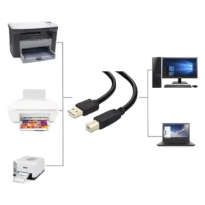 Cable De Impresora Usb A Usb-b High Speed, 3 Metros - Imagen 3