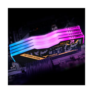 Memoria Ram Teamgroup T-force Delta Rgb Ddr4 16gb/3200 (Tf9d416g3200hc16f01) Tuf Gaming, Negro, Led-rgb - Imagen 3