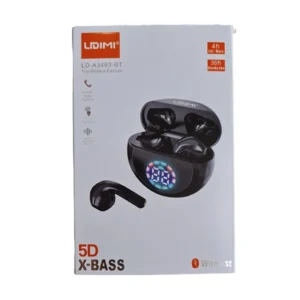 AURICULAR BLUETOOTH LIDIMI 5D X-BASS ( LD-A3493-BT-B ) NEGRO, BLUETOOTH 5.0 - Imagen 3