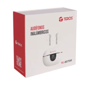 AURICULAR BLUETOOTH TEROS ( TE-8075W ) BLANCO, BLUETOOTH 5.3 - Imagen 3