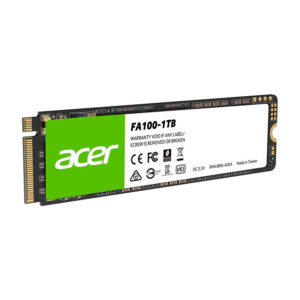 Ssd Solido M.2 Acer Fa100 1tb (Bl.9bwwa.120) 80mm, Nvme Pcie, 3300mb/s, 2700mb/s, Gen3 X 4 - Imagen 3