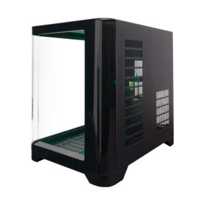 CASE 1STPLAYER UV5 ( UV5 BLACK ) SIN FUENTE, NEGRO, MICRO-ATX, 2 PANEL VIDRIO, X3 FAN, CON CONTROL, LED-RGB - Imagen 3