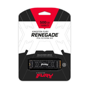 Ssd Solido M.2 Kingston Fury Renegade 500gb (Sfyrs/500g) 80mm, Nvme Pcie, 7300mb/s, 7000mb/s, Gen4 X 4 - Imagen 3