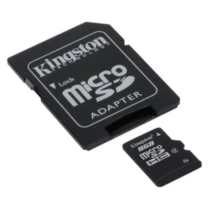 MEMORIA MICRO SD KINGSTON 8GB ( SDC4/8GB ) CON CARD ADAPTADOR - Imagen 3