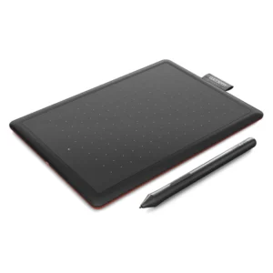 TABLETA DIGITALIZADORA WACOM + LAPIZ ONE BY SMALL ( CTL472 ) NEGRO CON ROJO, USB - Imagen 3