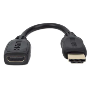 Cable De Extension Hdmi A Hdmi, 3cm, Negro - Imagen 3