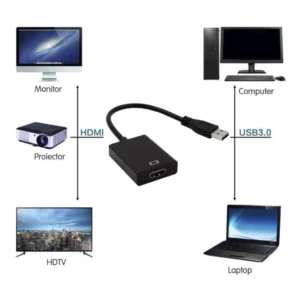 Adaptador Usb 3.0 A Hdmi, Negro - Imagen 3