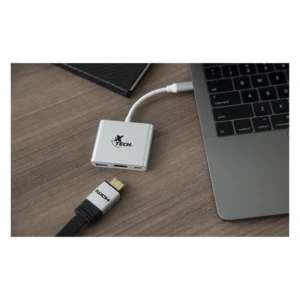 Adaptador Usb-c A Hdmi Xtech (Xtc-565) Multipuerto 3 En 1 - Imagen 3