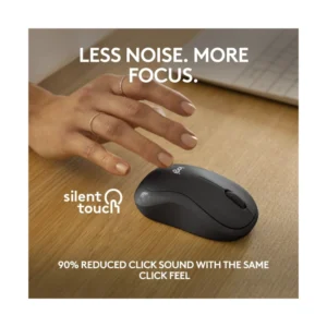 Mouse Inalambrico Logitech M240 Silent (910-007113) Negro, Bluetooth, 4000 Dpi - Imagen 3