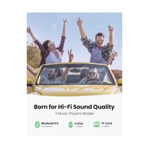 Transmisor Fm Bluetooth Carga Rapida Autoradio Ugreen (6957303889105) Bt 5.0, Mp3/mp4, X2 Usb/usb-c - Imagen 4