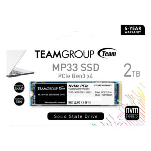 Ssd Solido M.2 Teamgroup Mp33 2tb (Tm8fp6002t0c101) 80mm, Nvme Pcie, 1800mb/s, 1500mb/s, Gen3 X 4 - Imagen 4