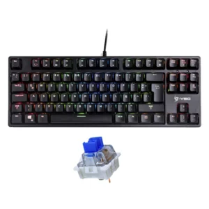 Teclado Vsg Alnitak Negro 80% (Vg-km982-blk-blu) Gaming, Negro, Mecanico, Switch Azul, Led-rgb - Imagen 4