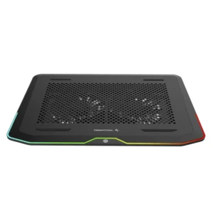 Cooler Para Laptop Deep Cool N80 Rgb (Dp-n222-n80rgb) Negro,  Para 12" Al 17.3", X2 Fan, Led-rgb - Imagen 4