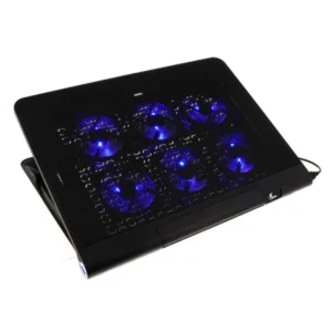 Cooler Para Laptop Xtech Kyla (Xta-160) Negro, Para 12" Al 17", X6 Fan, Led-azul - Imagen 4