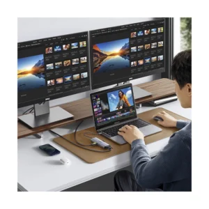 Adaptador Usb-c A 9 En 1 Ugreen Cm498 (15600) Cable 20cm, 3x Usb-a, X1 Hdmi, X1 Vga, X1 Rj45, X1 Sd Slot, X1 Tf Card - Imagen 4