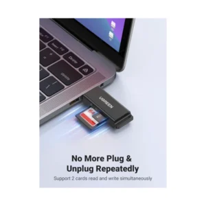 Lector De Memorias Sd Ugreen (6957303847525) X1 Sd Slot, X1 Tf Card, Usb 3.0 - Imagen 4