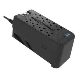 Estabilizador Forza 8 Tomas (Fvr-1222usb) 1200va, 600w, 2 Usb - Imagen 4