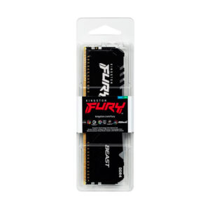 Memoria Ram Kingston Fury Beast Ddr4 16gb/3200 (Kf432c16bba/16) Negro, Led-rgb - Imagen 4