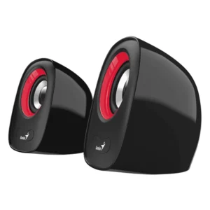 Parlante Genius Sp-q160 (31730027401) 6w, Negro Con Rojo - Imagen 4