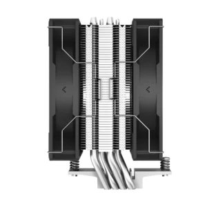 Disipador De Procesador Deep Cool Ag400 Plus (R-Ag400-Bknnmd-G) Negro, 1155/1851-Am4/Am5, X2 Fan - Imagen 5