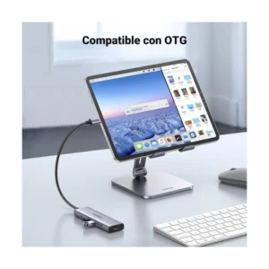 Adaptador Usb-c A 5 En 1 Ugreen Cm511 (15597) 20cm, 3x Usb, X1 Hdmi - Imagen 5