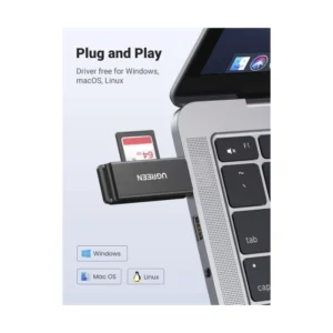 Lector De Memorias Sd Ugreen (6957303847525) X1 Sd Slot, X1 Tf Card, Usb 3.0 - Imagen 5