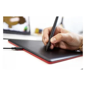 TABLETA DIGITALIZADORA WACOM + LAPIZ ONE BY SMALL ( CTL472 ) NEGRO CON ROJO, USB - Imagen 5