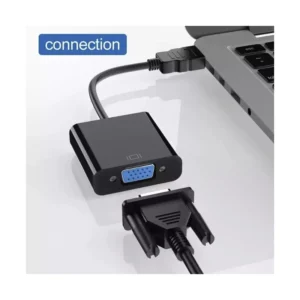 Adaptador Hdmi A Vga, Negro, Con Audio - Imagen 5