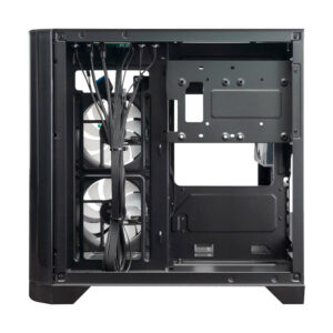 CASE 1STPLAYER UV5 ( UV5 BLACK ) SIN FUENTE, NEGRO, MICRO-ATX, 2 PANEL VIDRIO, X3 FAN, CON CONTROL, LED-RGB - Imagen 5